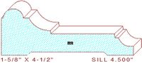 Window Sill Moulding 4-1/2"