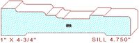 Window Apron Moulding 4-3/4" Window Apron Moulding 4-3/4"