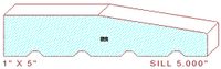 Door Sill/Threshold Moulding 5" Door Sill/Threshold Moulding 5"
