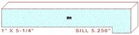 Sill / Window Stool Moulding 5-1/4"