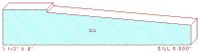 Sill Moulding 8" Sill Moulding 8"