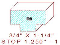 Stop 1-1/4" - 1 Stop 1-1/4" - 1