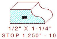 WM 907 Stop 1-1/4" - 10 WM 907 Stop 1-1/4" - 10