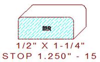 Stop 1-1/4" - 15 Stop 1-1/4" - 15