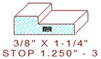 Stop 1-1/4" - 3 Stop 1-1/4" - 3