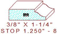 Stop 1-1/4" - 8 Stop 1-1/4" - 8