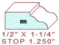 Stop 1-1/4" Stop 1-1/4"