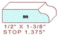 Stop 1-3/8" Stop 1-3/8"