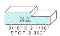Stop 2-1/16" Stop 2-1/16"