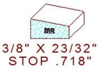 Stop 23/32" Stop 23/32"