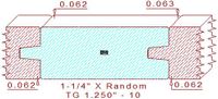 Tongue & Groove 1-1/4" - 10 Tongue & Groove 1-1/4" - 10