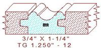 Tongue & Groove 1-1/4" - 12