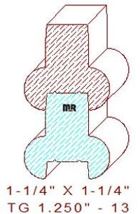 Tongue & Groove 1-1/4" - 13 Tongue & Groove 1-1/4" - 13