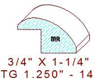 Flooring Reducer 1-1/4" - 14 Flooring Reducer 1-1/4" - 14