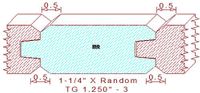 Tongue & Groove 1-1/4" - 3 Tongue & Groove 1-1/4" - 3