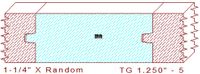 Tongue & Groove 1-1/4" - 5 Tongue & Groove 1-1/4" - 5