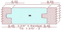 Tongue & Groove 1-3/8" - 2 Tongue & Groove 1-3/8" - 2