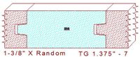 Tongue & Groove 1-3/8" - 7 Tongue & Groove 1-3/8" - 7