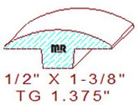 Flooring T-Mould 1-3/8"