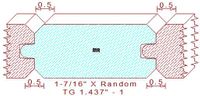 Tongue & Groove 1-7/16" - 1 Tongue & Groove 1-7/16" - 1