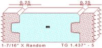 Tongue & Groove 1-7/16" - 5 Tongue & Groove 1-7/16" - 5