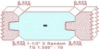 Tongue & Groove 1-1/2" - 10 Tongue & Groove 1-1/2" - 10