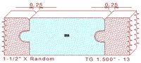 Tongue & Groove 1-1/2" - 13