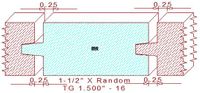 Tongue & Groove 1-1/2" - 16 Tongue & Groove 1-1/2" - 16