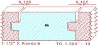 Tongue & Groove 1-1/2" - 19