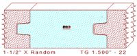 Tongue & Groove 1-1/2" - 22 Tongue & Groove 1-1/2" - 22
