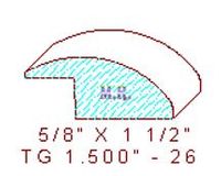 Flooring Reducer 1-1/2" - 26 Flooring Reducer 1-1/2" - 26