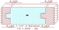 Tongue & Groove 1-1/2" - 28