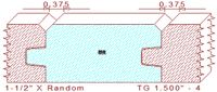 Tongue & Groove 1-1/2" - 4 Tongue & Groove 1-1/2" - 4