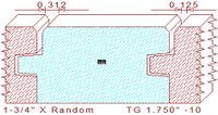 Tongue & Groove 1-3/4" - 10 Tongue & Groove 1-3/4" - 10