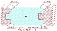 Tongue & Groove 1-3/4" - 3 Tongue & Groove 1-3/4" - 3