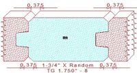 Tongue & Groove 1-3/4" - 8 Tongue & Groove 1-3/4" - 8
