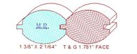 Tongue & Groove 1-25/32" Tongue & Groove 1-25/32"