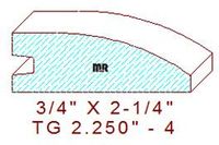 Tongue & Groove 2-1/4" - 4 Tongue & Groove 2-1/4" - 4