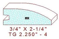 Tongue & Groove 2-1/4" - 4                                                                                  