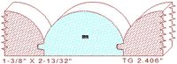 Tongue & Groove 2-13/32" Tongue & Groove 2-13/32"
