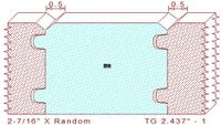 Tongue & Groove 2-7/16" - 1 Tongue & Groove 2-7/16" - 1