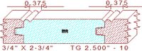 Tongue & Groove 2-1/2" - 10