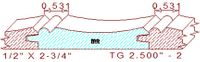 Tongue & Groove 2-1/2" - 2 Tongue & Groove 2-1/2" - 2