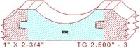 Tongue & Groove 2-1/2" - 3 Tongue & Groove 2-1/2" - 3