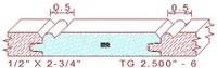 Tongue & Groove 2-1/2" - 6 Tongue & Groove 2-1/2" - 6