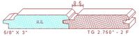 Tongue & Groove 2-3/4" - 2