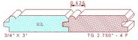 Tongue & Groove 2-3/4" - 4 Tongue & Groove 2-3/4" - 4