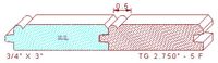 Tongue & Groove 2-3/4" - 5 Tongue & Groove 2-3/4" - 5