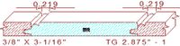 Tongue & Groove 2-7/8" - 1 Tongue & Groove 2-7/8" - 1