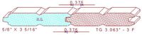 Tongue & Groove 3-1/16" - 3 Tongue & Groove 3-1/16" - 3